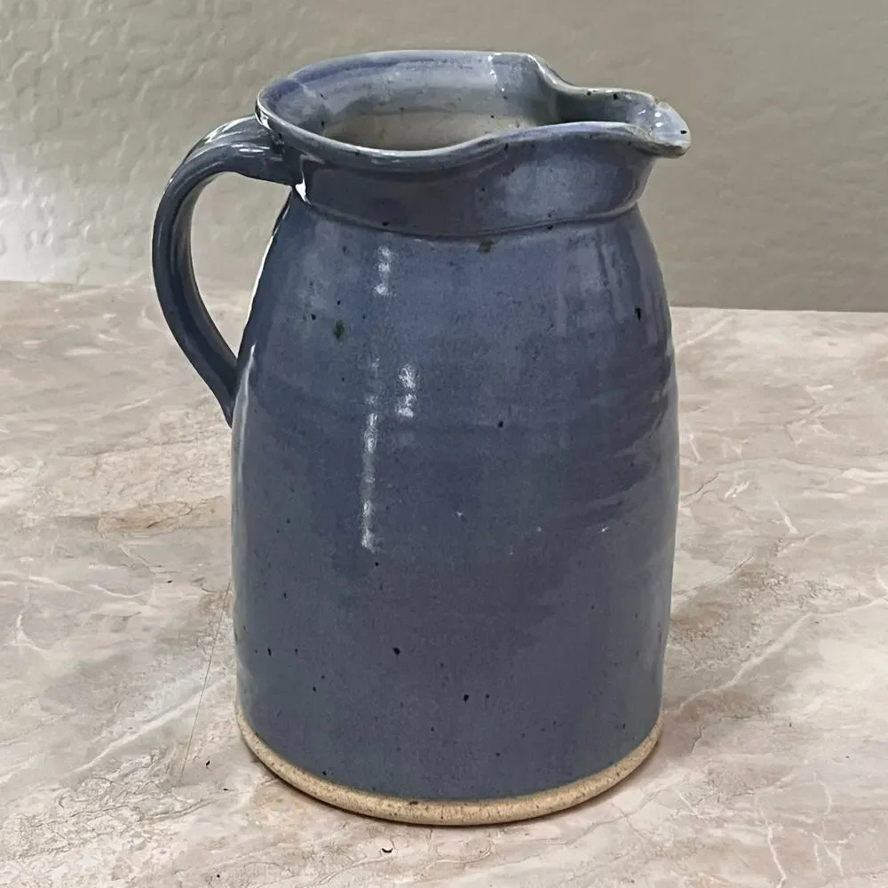 Studio Art Pottery Pitcher 8.5